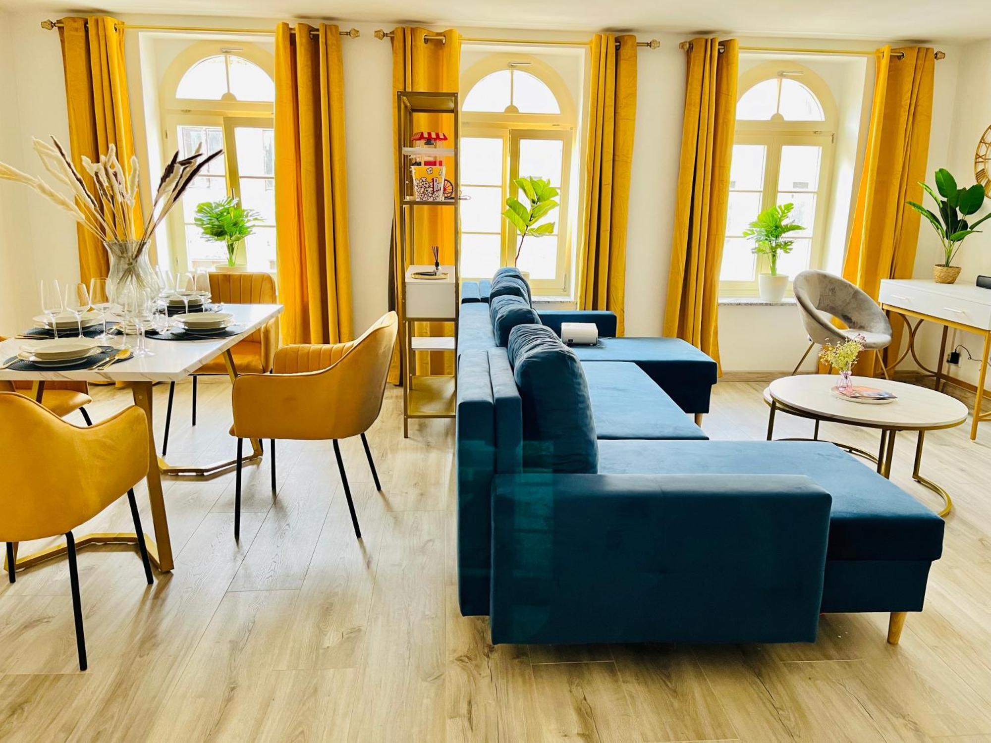 Filmap-Charmant-Modern-Zentral-Balkon-Beamer-Spieletisch Гёрлиц Экстерьер фото