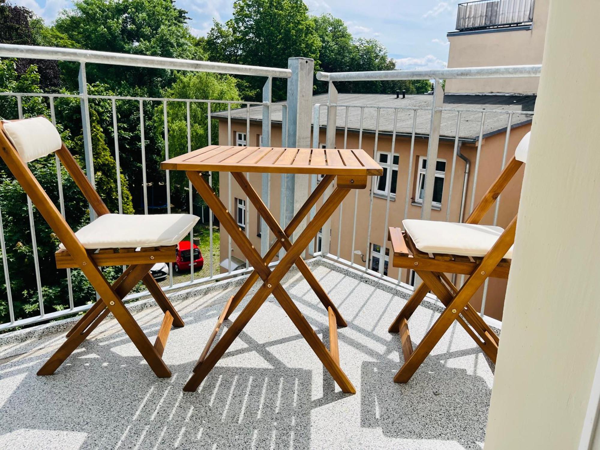 Filmap-Charmant-Modern-Zentral-Balkon-Beamer-Spieletisch Гёрлиц Экстерьер фото